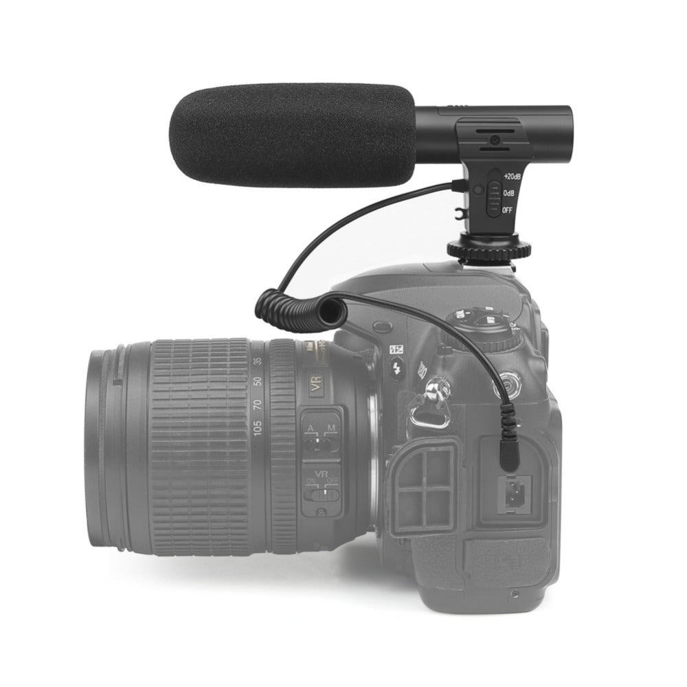 Digital Video Recording Microphone Stereo Camera Mic