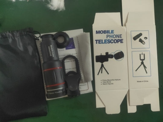Mobile Phone Long-focus Telephoto Lens Bracket Set
