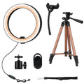 Compatible with Apple, Fill light desktop ring light tripod